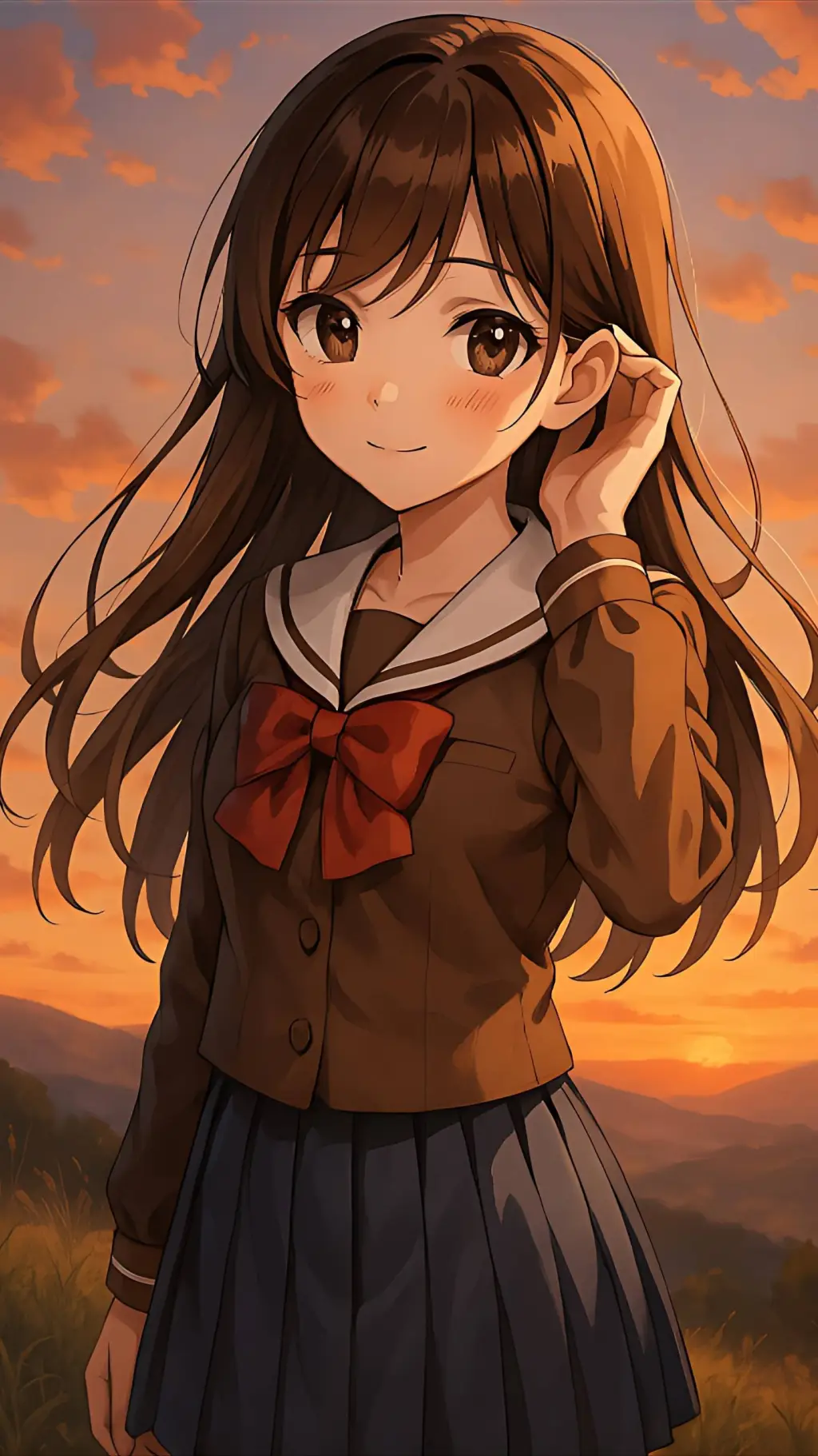 ai character: Sanae Shimizu  background