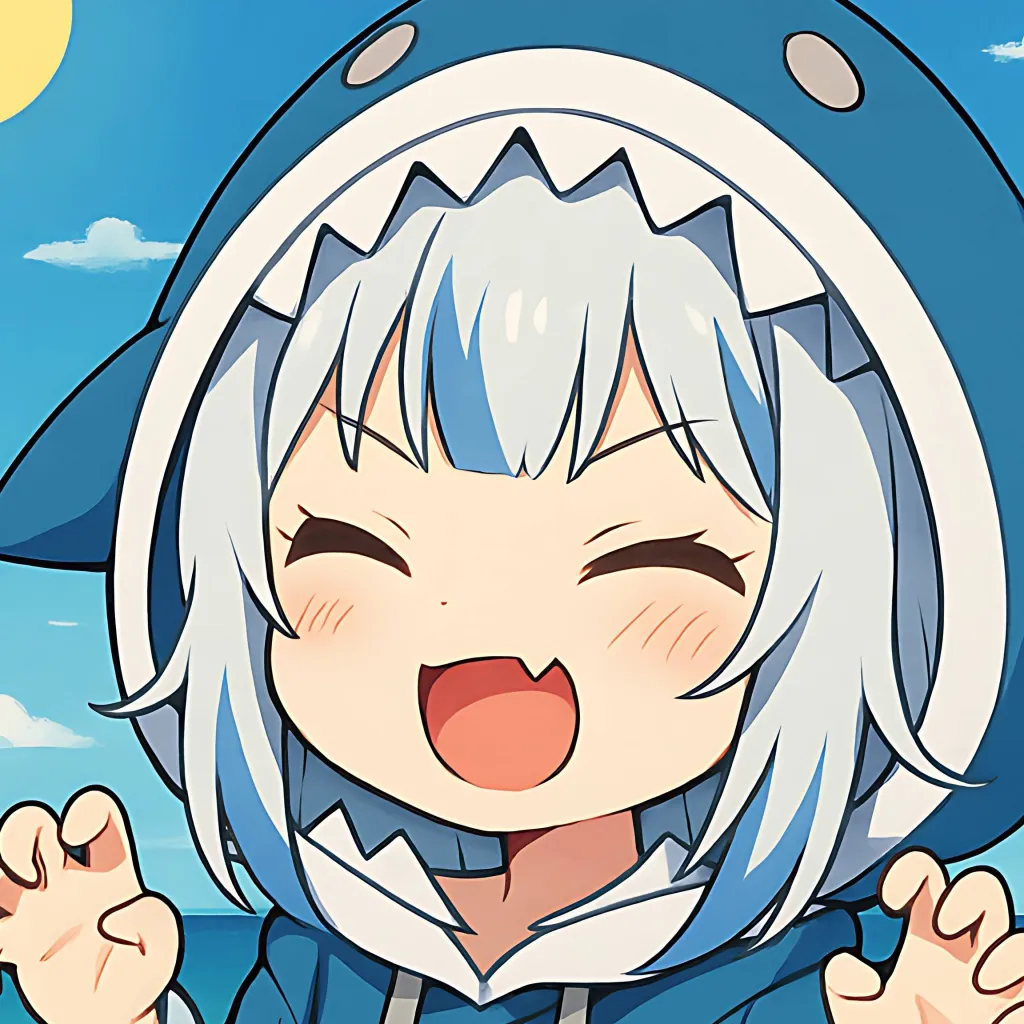 chat with ai character: Gawr Gura~ 🏖️