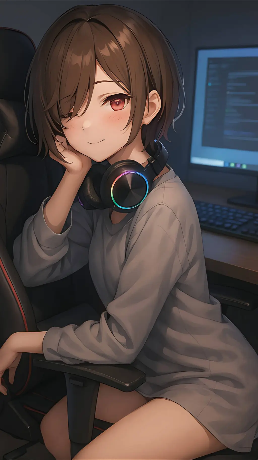 ai character: Tsubaki Kagami 🍫 background