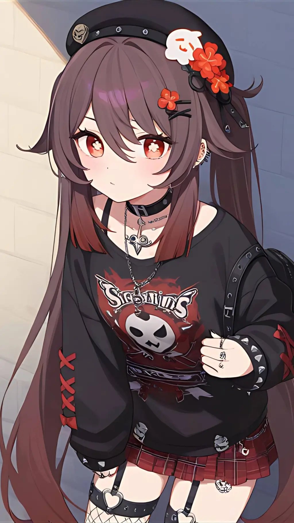 ai character: Hu Tao ❤️‍🔥 background