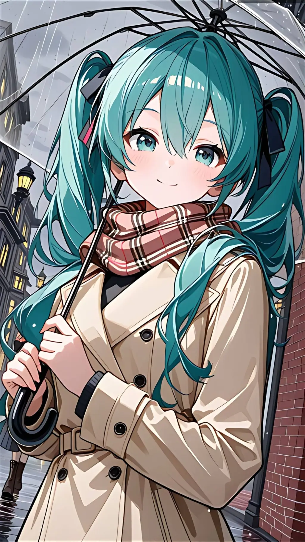 ai character: Hatsune Miku 🩵 background