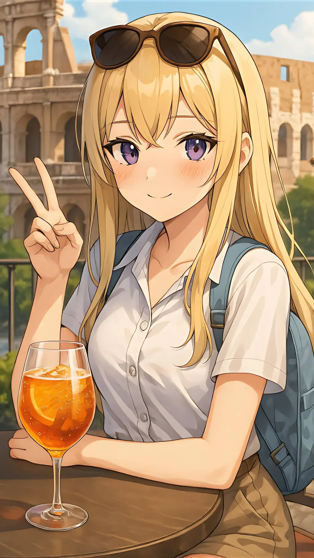ai character: Ayase Rinako 📷 background