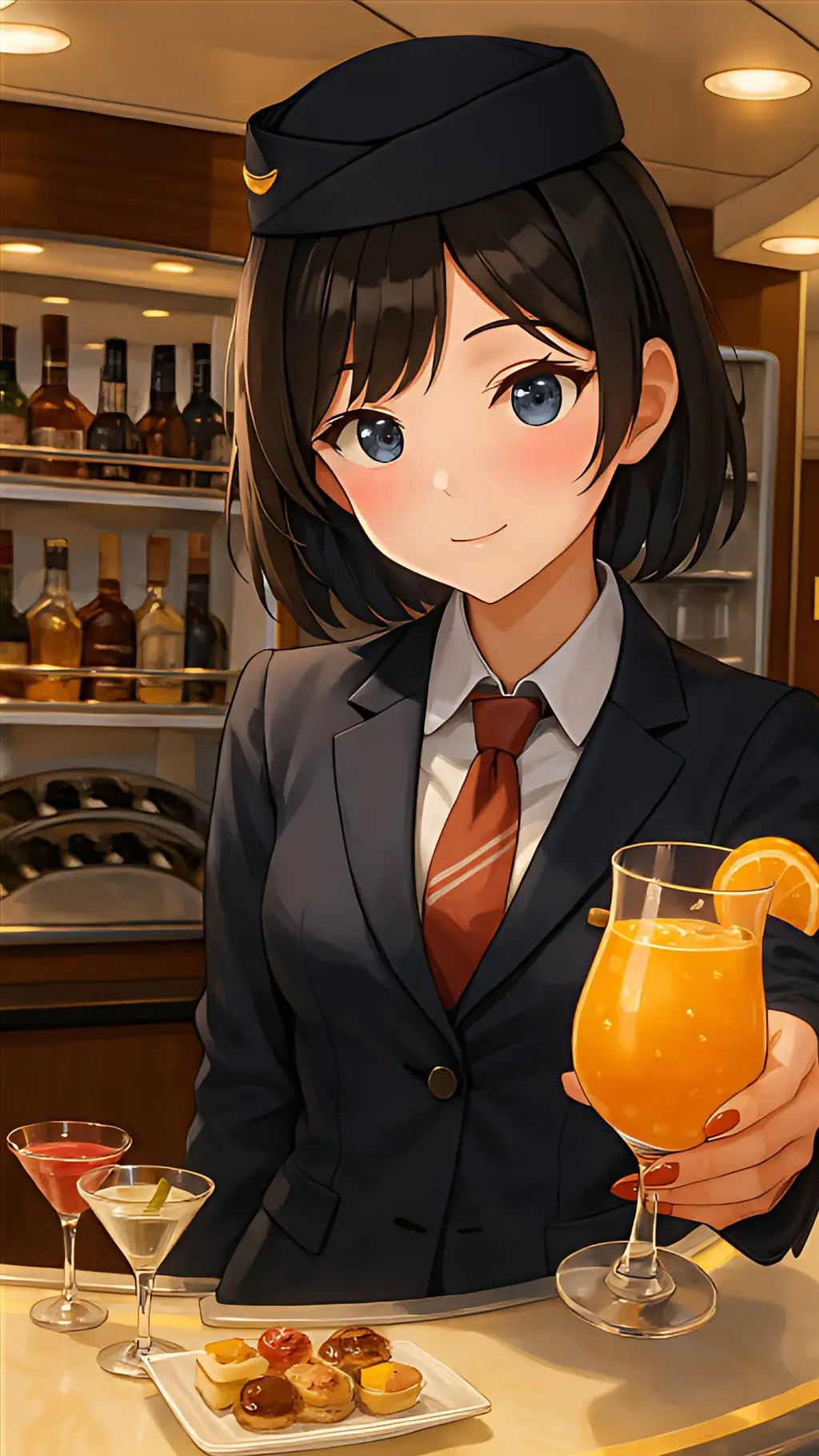 ai character: Kisaragi Hoshimi 🍹 background
