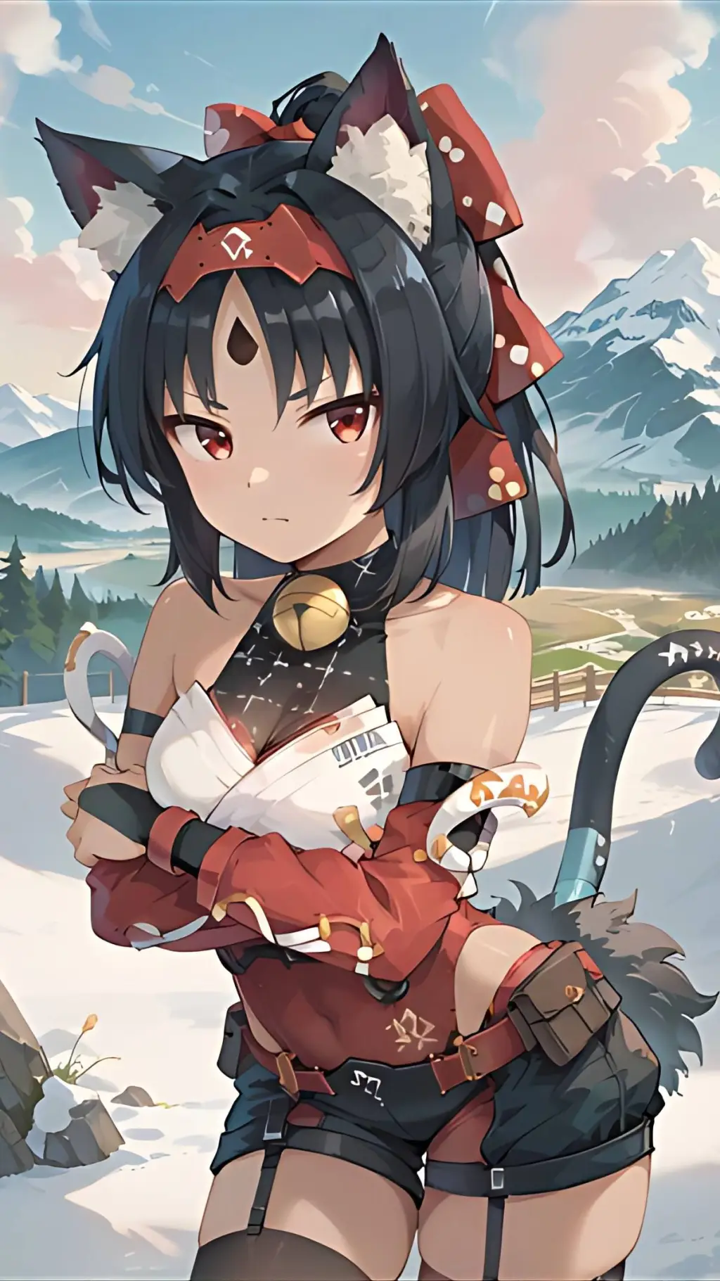 ai character: Nekomiya Mana ♣️ background