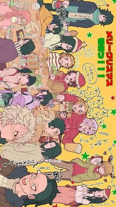 ai character: kny en navidad background