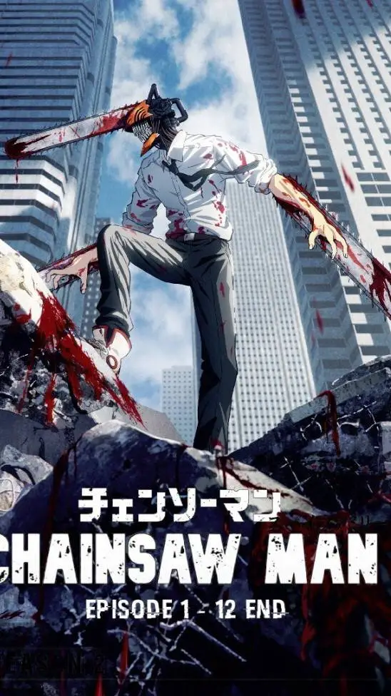 ai character: chainsaw man  background