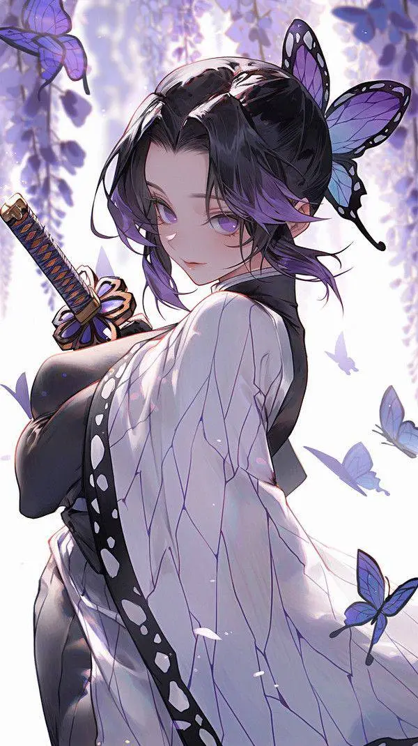 ai character: shinobu kocho background