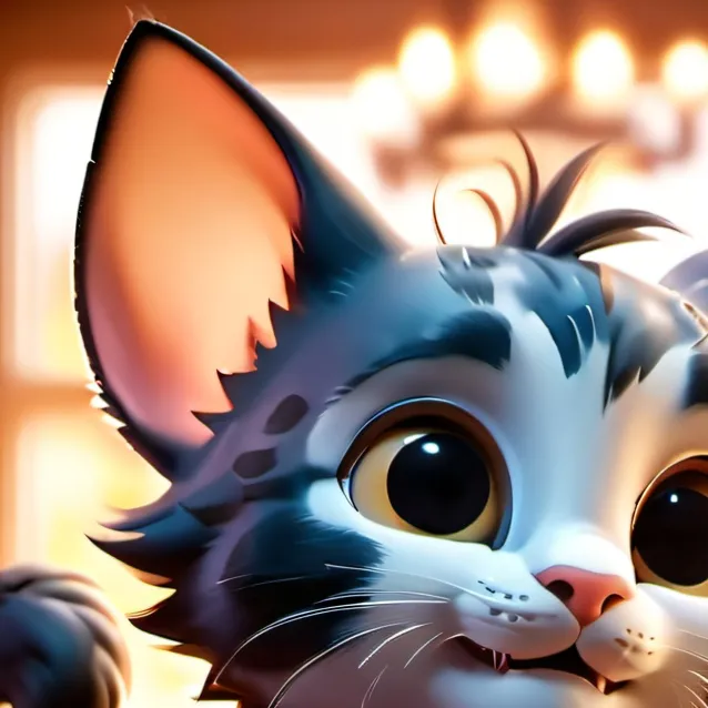 chat with ai character: Growing kitty