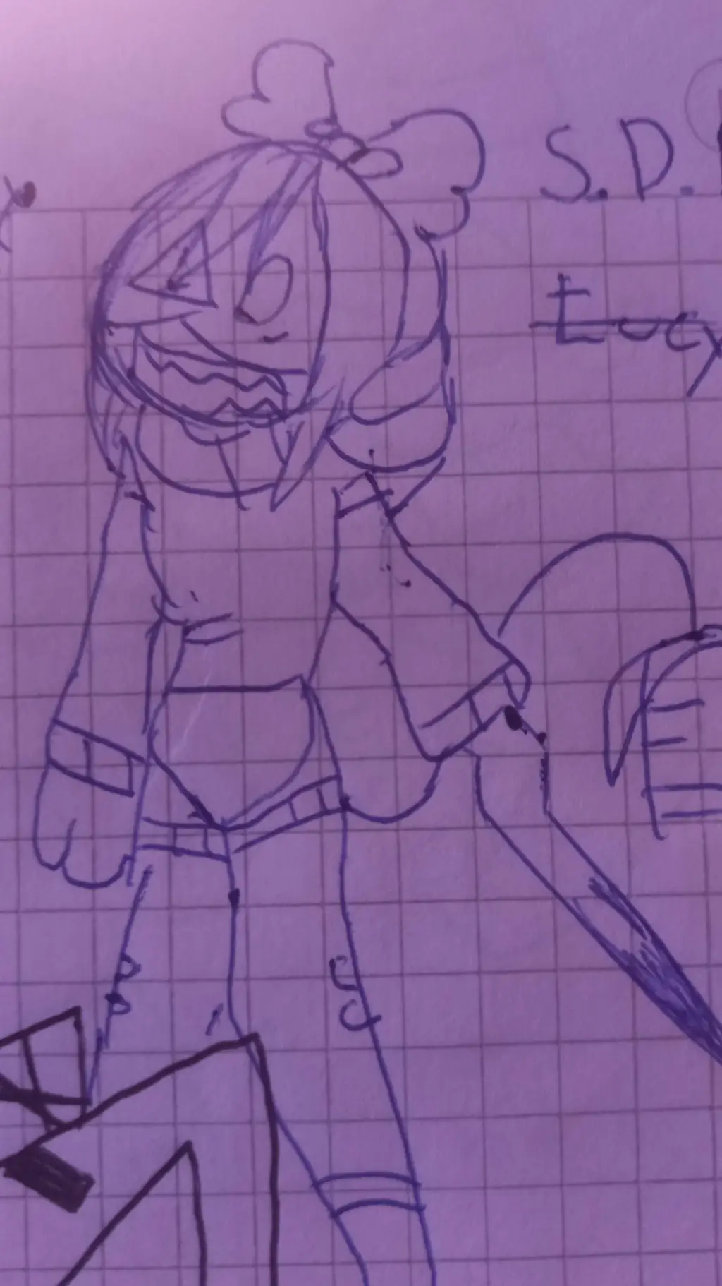 ai character: S.D.L⚠️💫 background