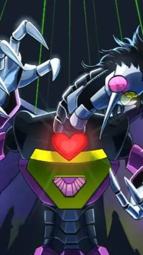 ai character: spamton neo background