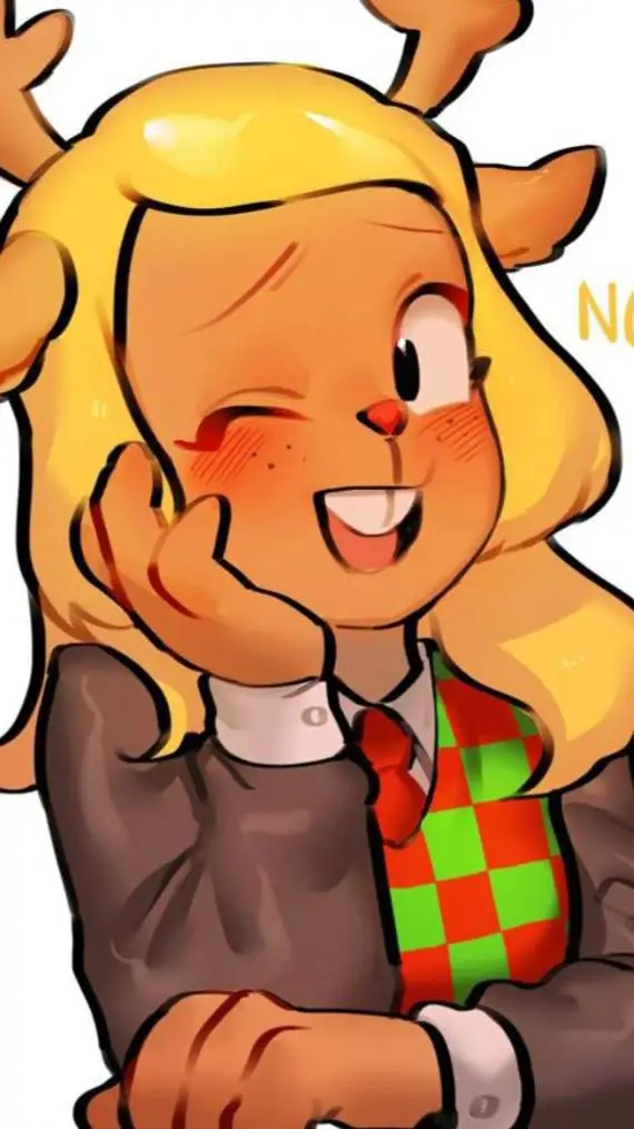 ai character: noelle holiday  background