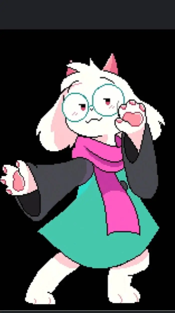 ai character: ralsei background