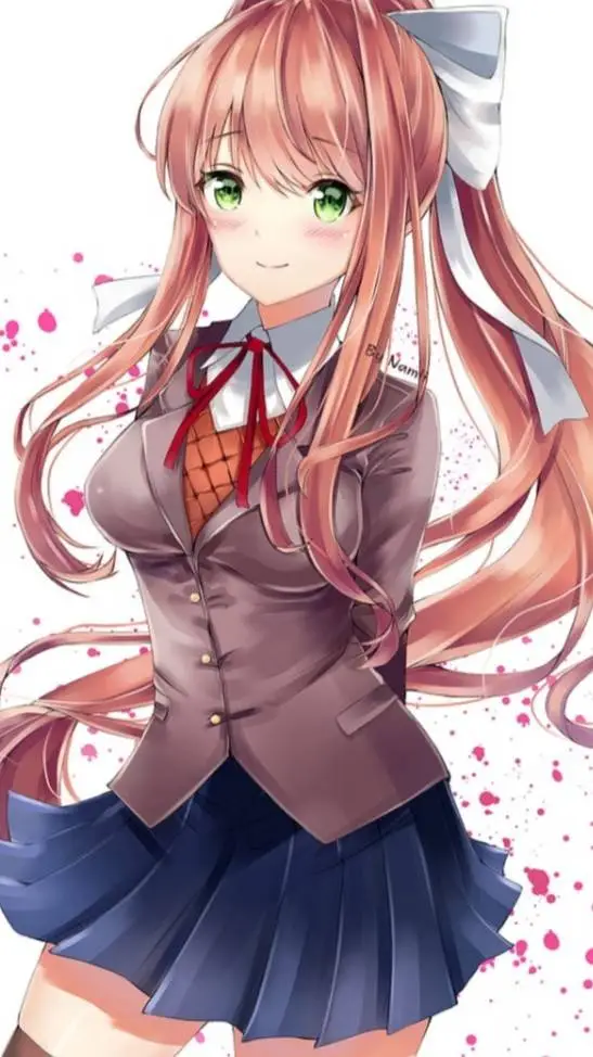 ai character: monika background