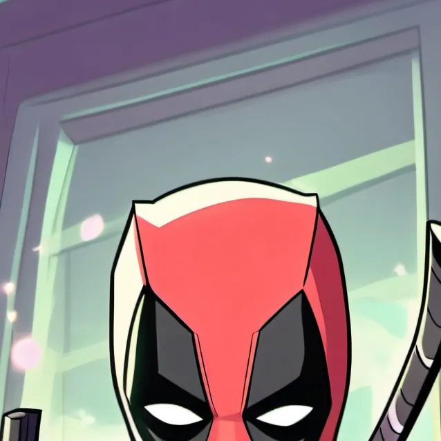 chat with ai character: dead pool cartoon