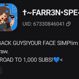 chat with ai character: Farren Spe :>