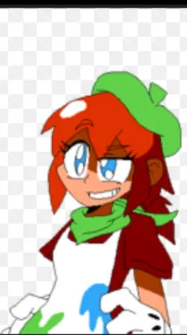 ai character: Pepper girl  background