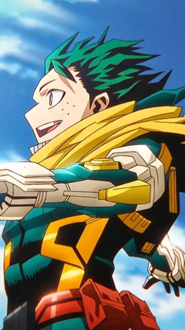 ai character: IZUKU MIDORIYA background