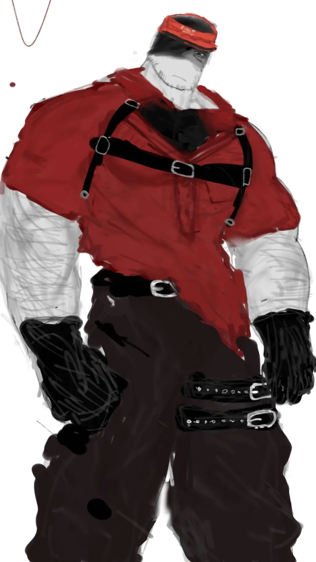 ai character: Pizza guy/ Arthur. background
