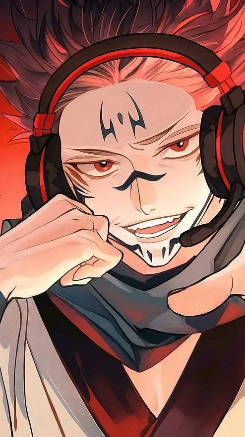 ai character: sukuna gamer background