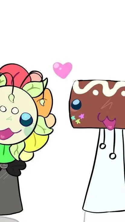 ai character: Flowercake ᰔᩚ background