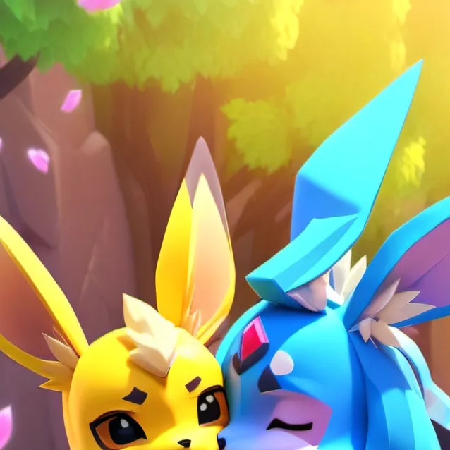 chat with ai character: glaceon kiss Jolte