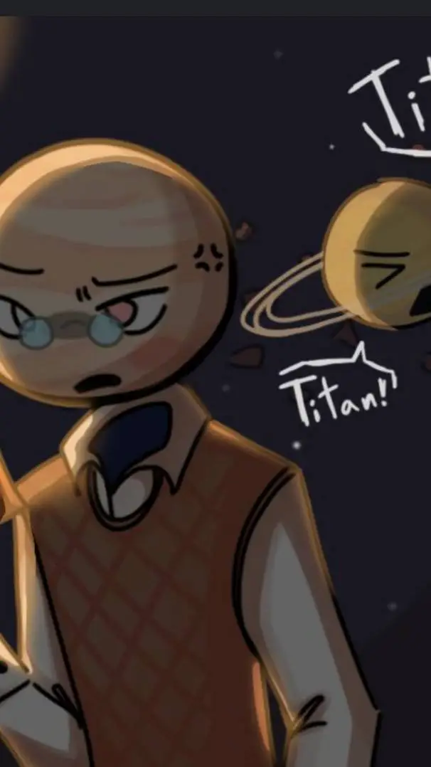 ai character: Jupiter n' Saturn  background