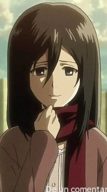 ai character: Mikasa Niña  background