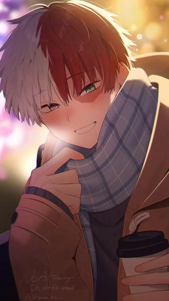 ai character: MHA shoto chaqueta background