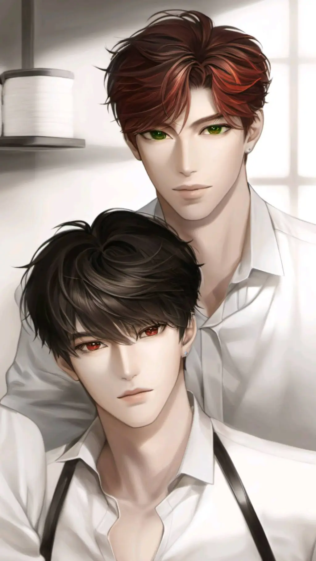 ai character: Austin and Jackson background