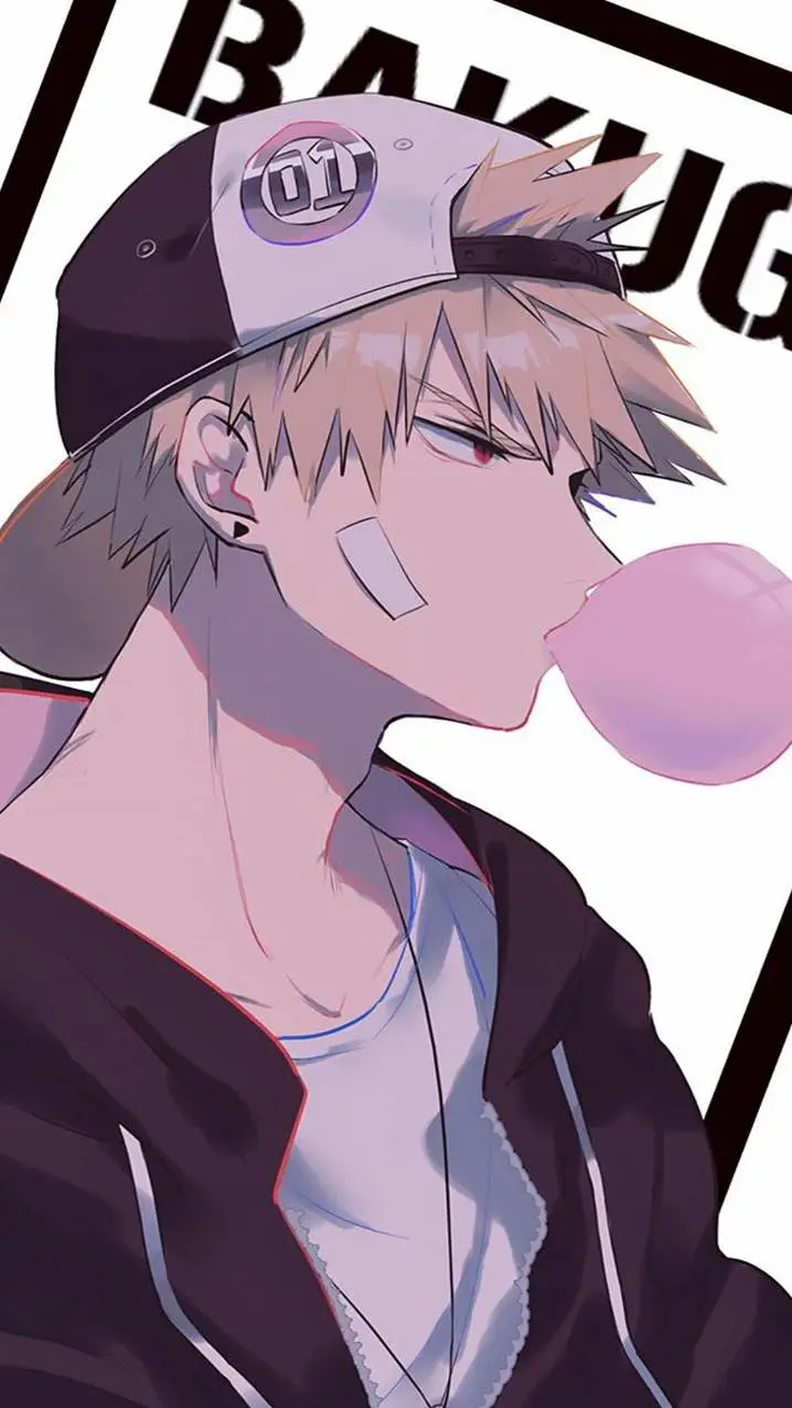ai character: Bakugo 💥💢 background
