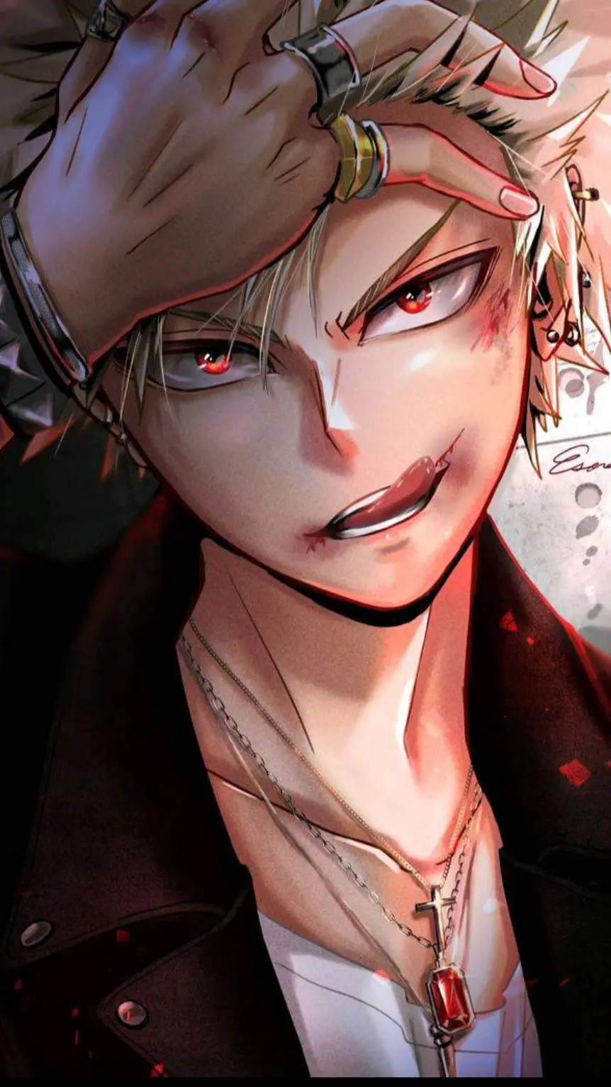 ai character: bakugo Yandere  background