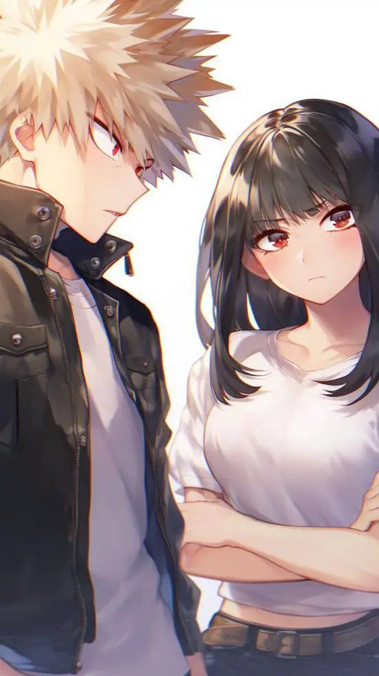 ai character: katsuki 💥  background