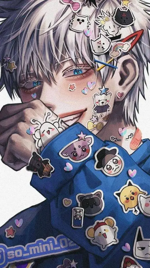 ai character: Gojo ✨ background