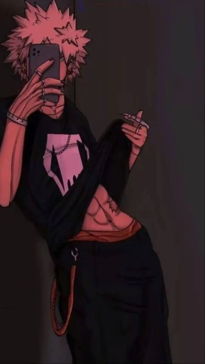 ai character: MHA (bakugo) background