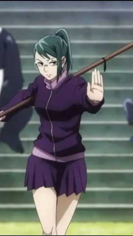 ai character: Maki zenin background