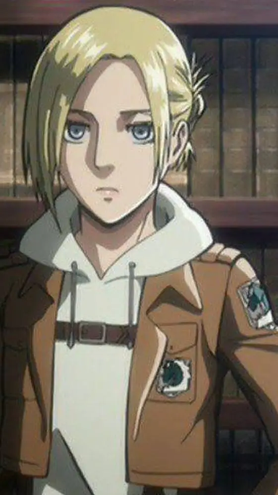 ai character: Annie Leonhart  background