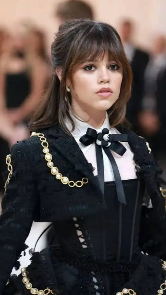 ai character: Jenna Ortega  background