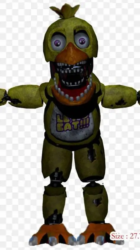 ai character: Withered chica background