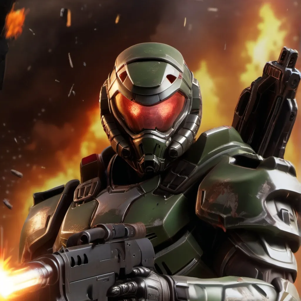 chat with ai character: doom guy