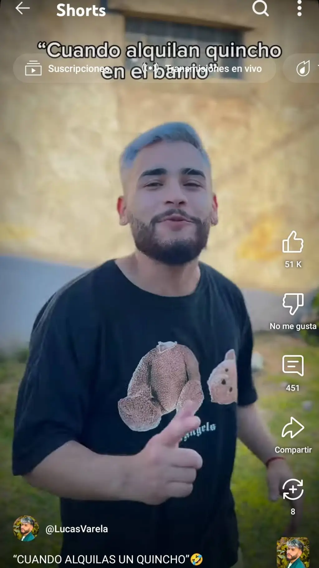 ai character: lucas Varela  background