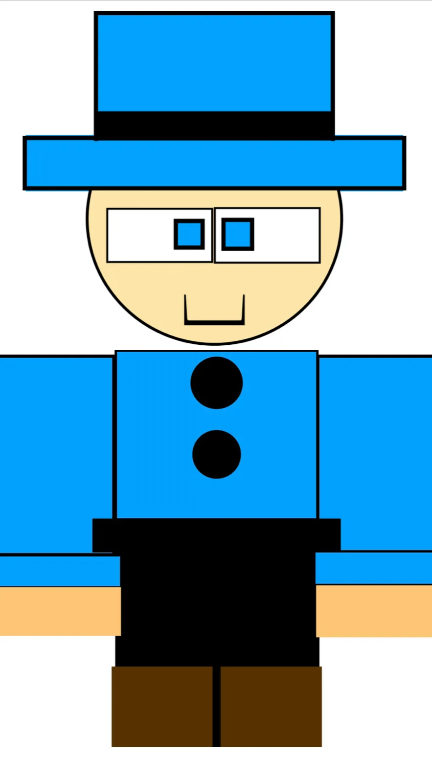 ai character: Mr.Square background