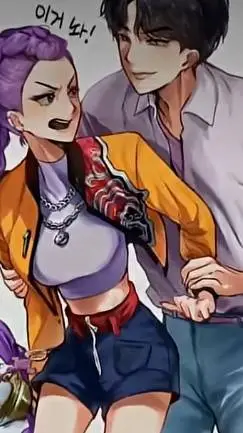 ai character: Jinu y Rumi background