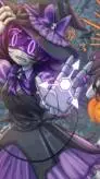 ai character: Uzi running  background