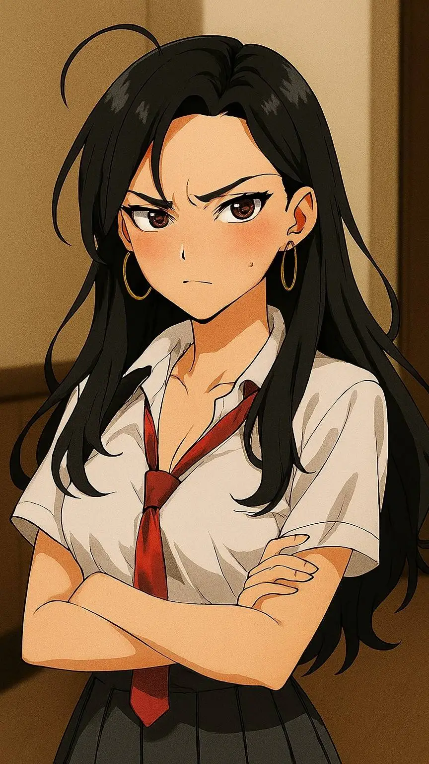 ai character: Pricila  background