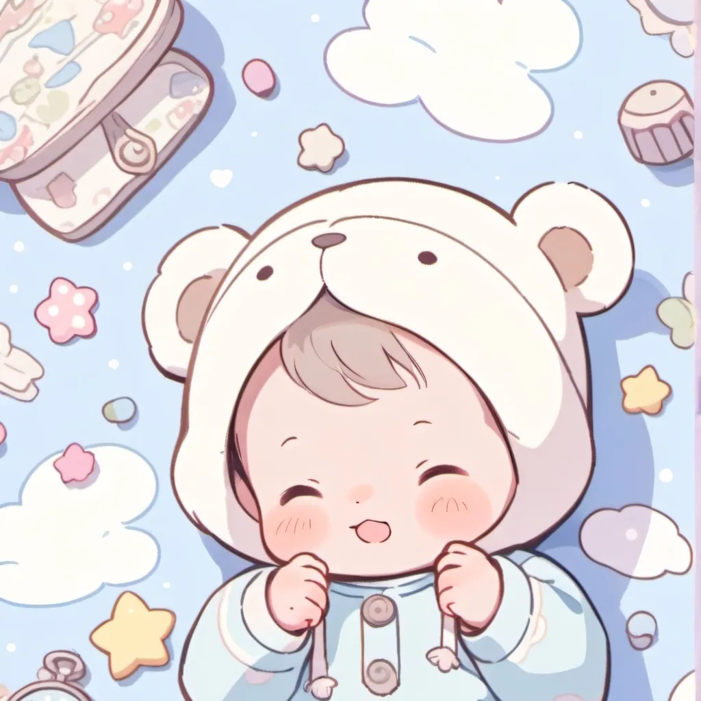 chat with ai character: the sleeping baby🌙