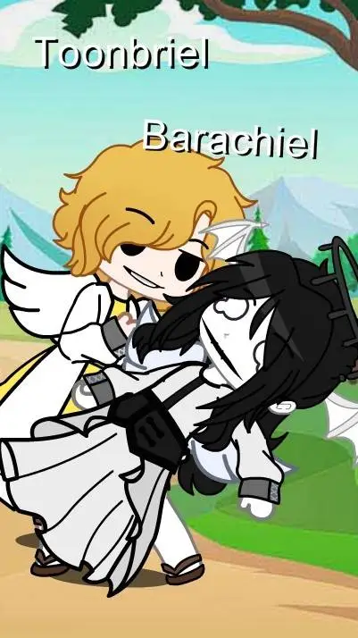 ai character: ToonbrielxBarachie background