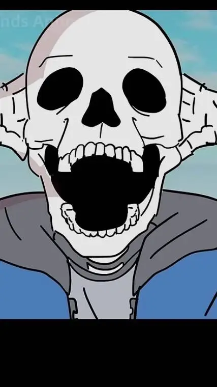 ai character: sans the skeleton background