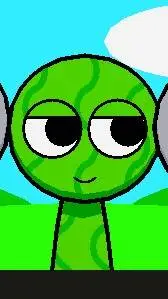 ai character: Watermelon  background