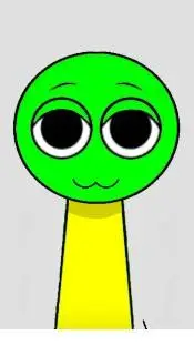 ai character: Green & Yellow background