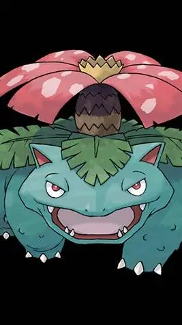 ai character: Venusaur background